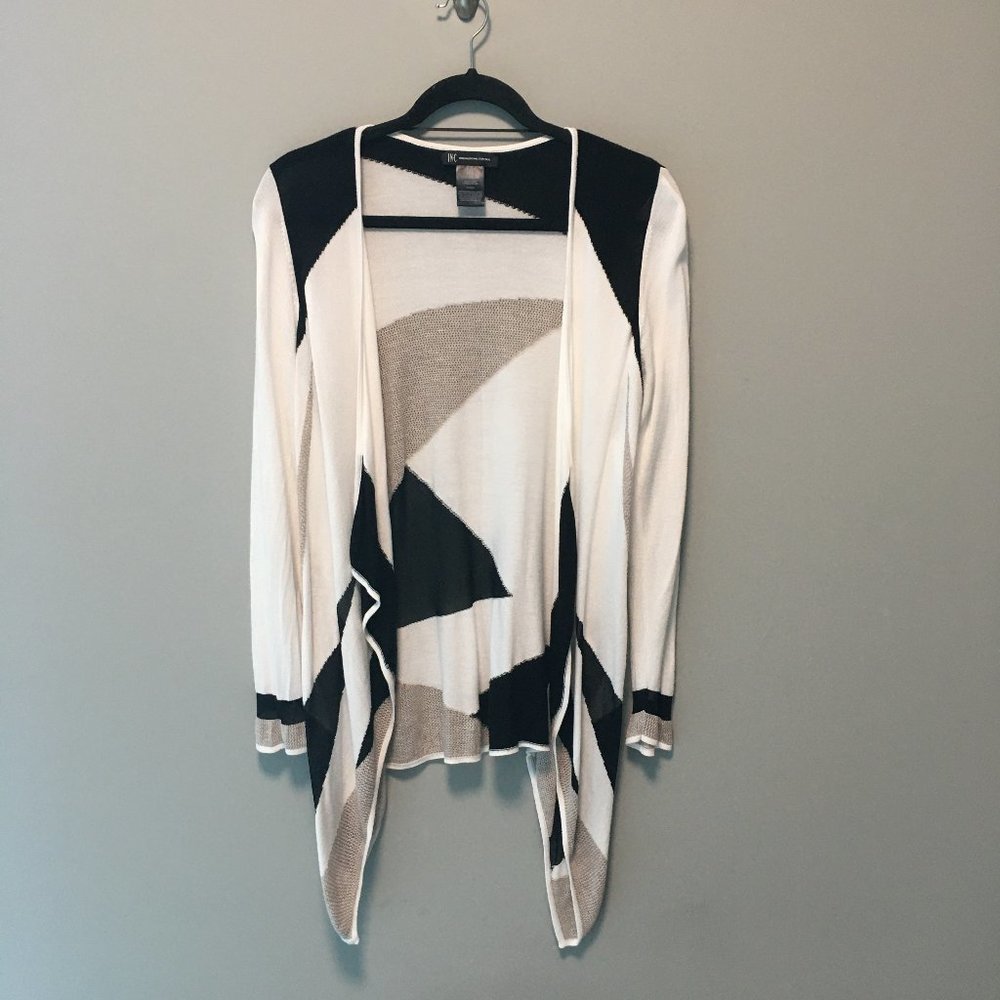 Inc Geometric Summer Cardigan